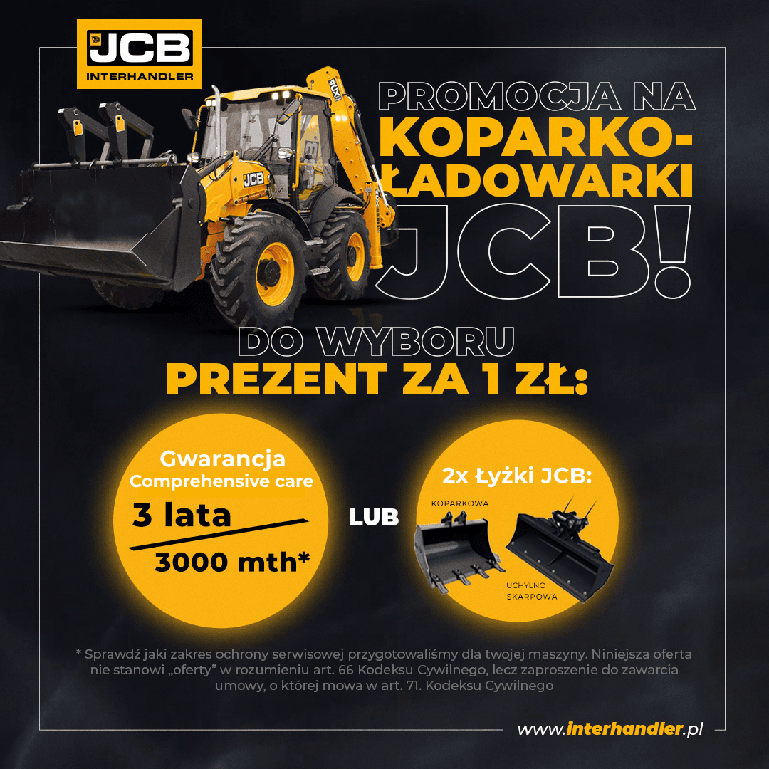 Koparko-ładowarki PLUS i PRO z prezentem za 1 zł!